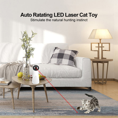 Automatic Laser Cat Toy | Interactive LED Bear for Cats