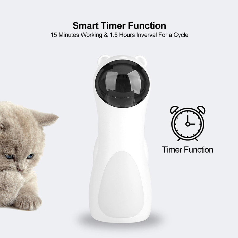 Automatic Laser Cat Toy | Interactive LED Bear for Cats