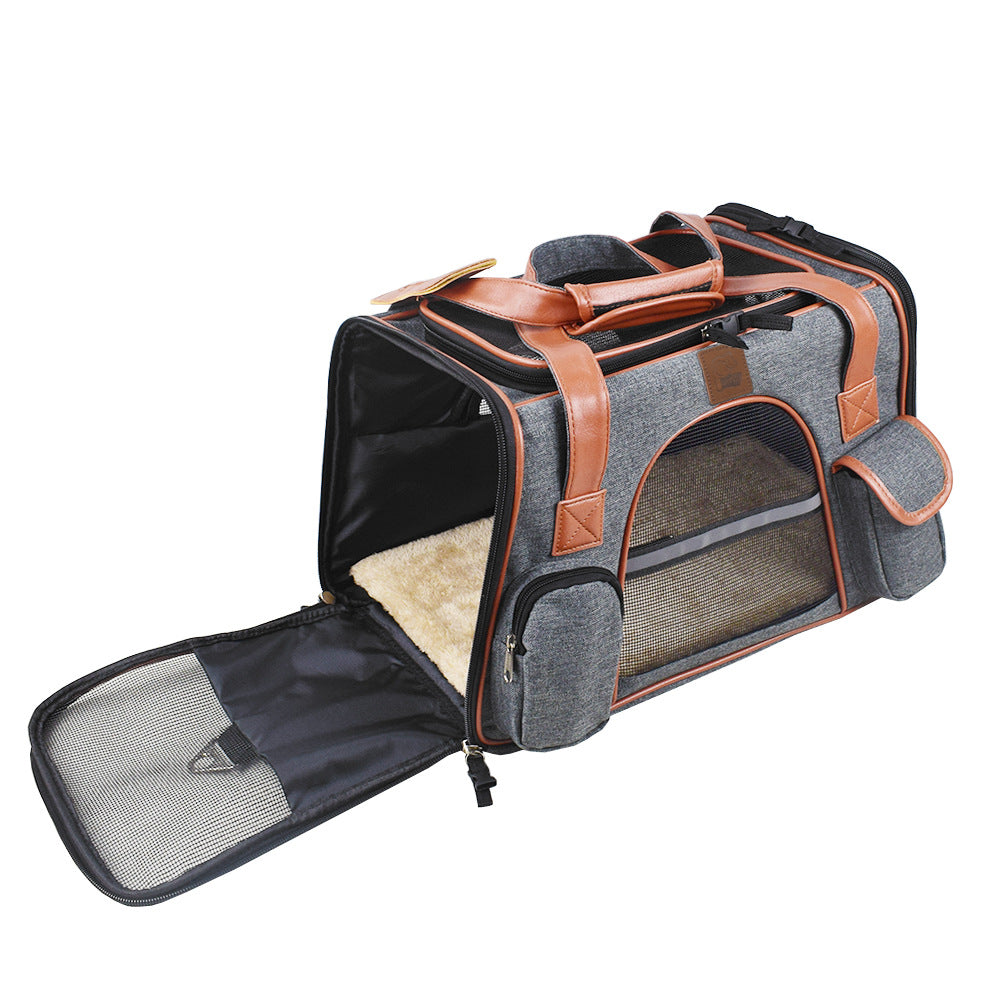 Dog Car Seat Carrier | Portable Pet Travel Booster