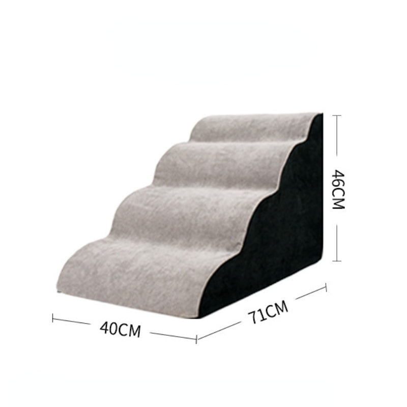 Pet Dog Stairs | Non-Slip Wave Ramp for Bed & Sofa