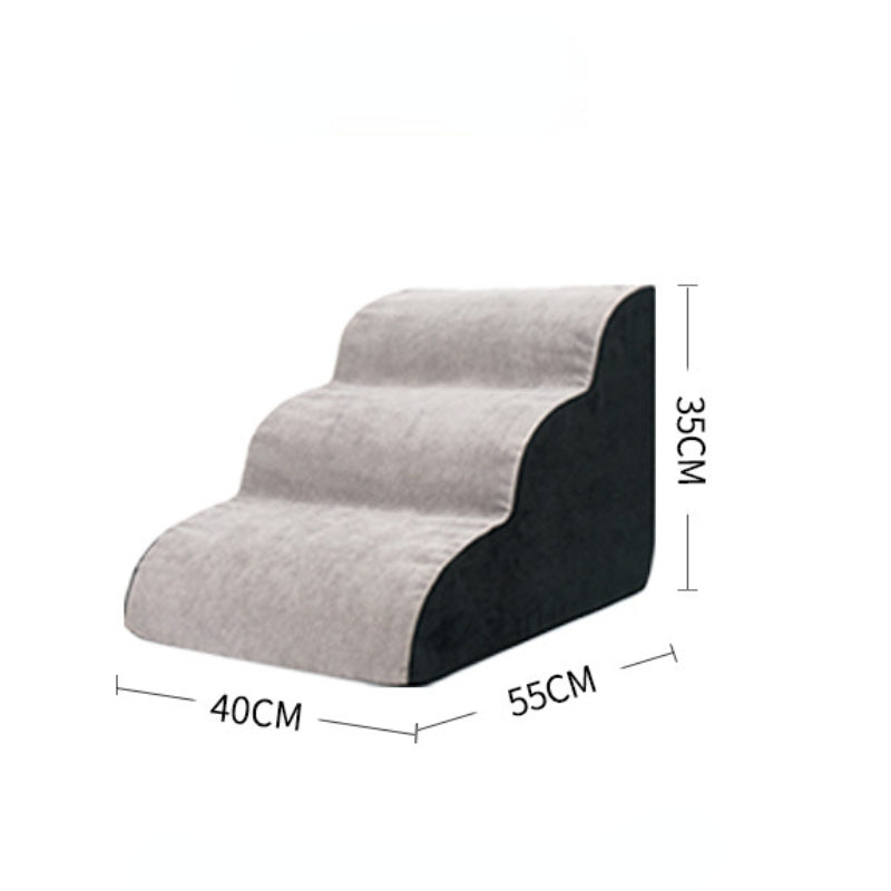 Pet Dog Stairs | Non-Slip Wave Ramp for Bed & Sofa