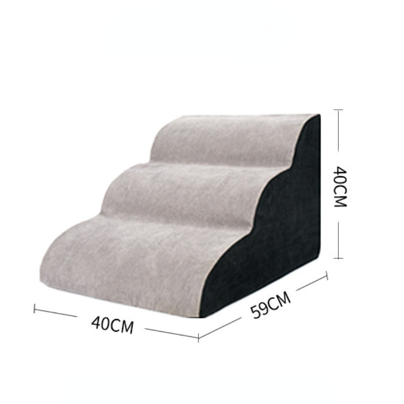 Pet Dog Stairs | Non-Slip Wave Ramp for Bed & Sofa