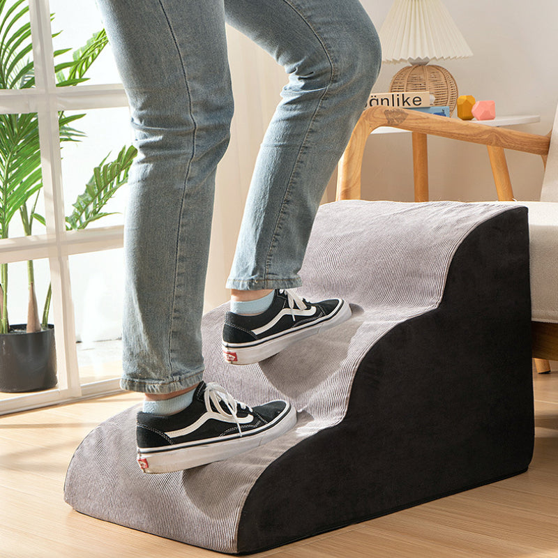 Pet Dog Stairs | Non-Slip Wave Ramp for Bed & Sofa